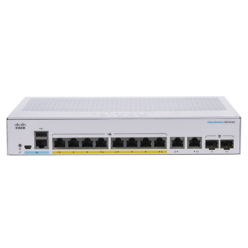 Коммутатор Cisco CBS350-8P-2G